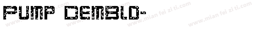 Pump DemBld字体转换